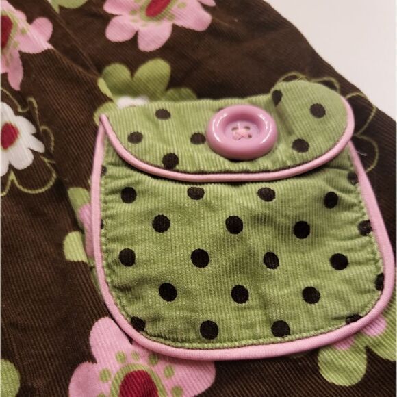 Bonnie Baby Corduroy Jumper Dress with Ruffle Sleeve Shirt - Picture 7 of 9